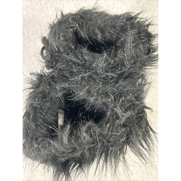 DC Chalet RARE  FAUX FUR SNOW BOOTS Black SIZE Large US Size 9 Great Condition - Picture 14 of 16